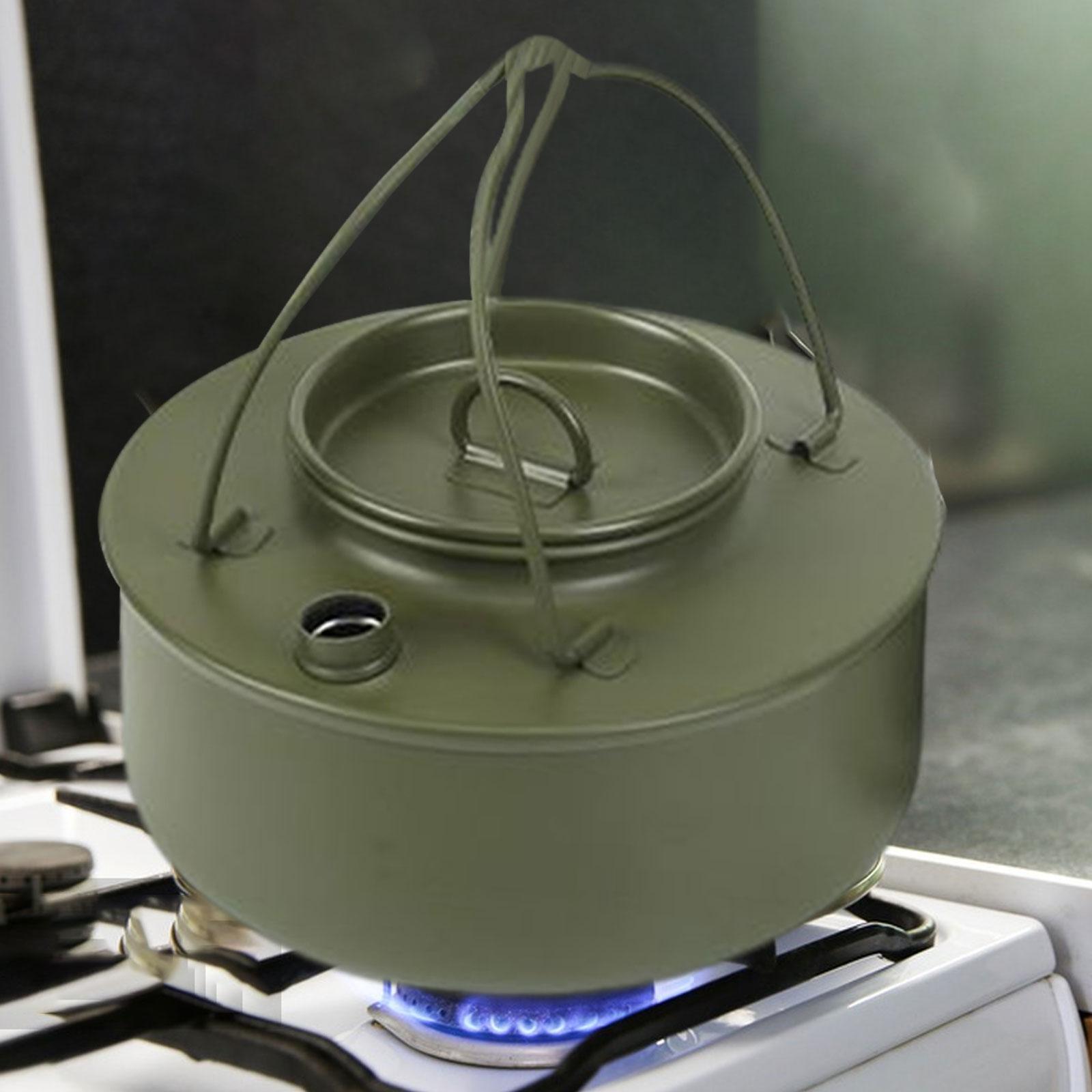 Camping Kettle Teapot Camping Cookware Outdoor Kettle for RV Outdoor Hiking