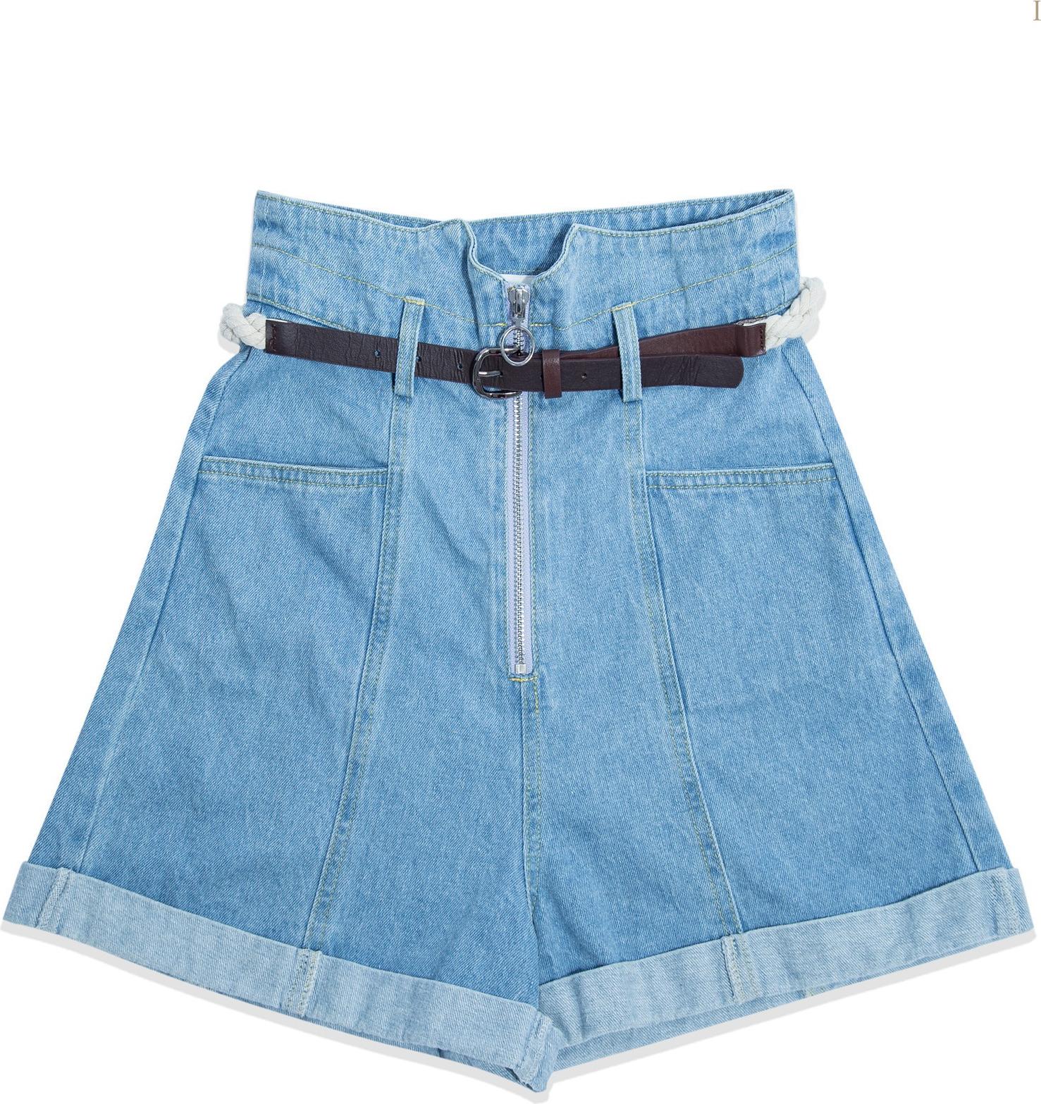 Quần Short Jeans dây kéo