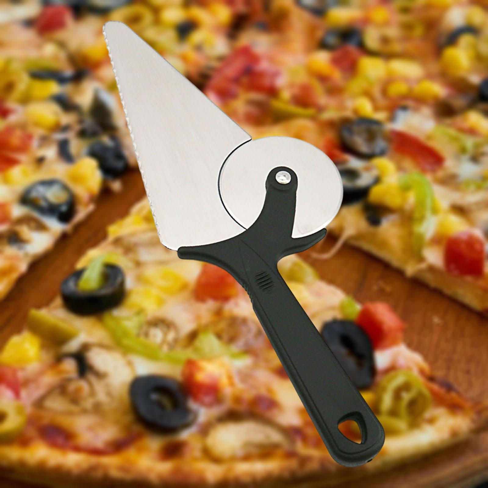 Pizza Cutter Kitchen Gadget Baking Accessories Pie Slice Slicer Server