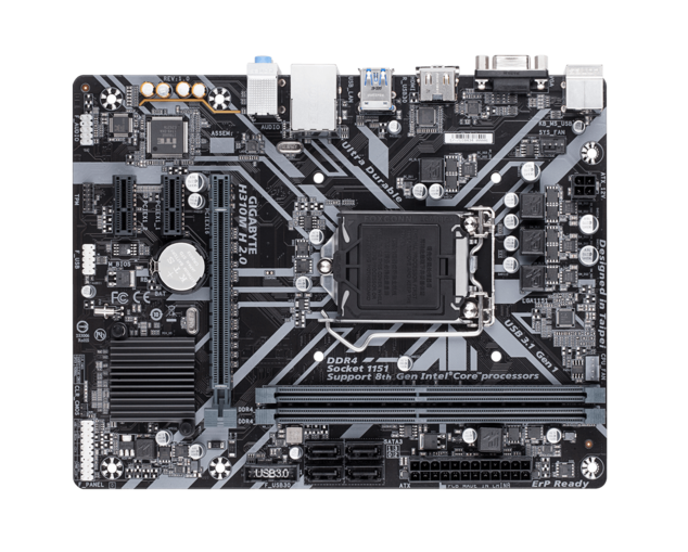 Bo Mạch Chủ Main GigaByte H310M-H hổ trợ CPU thế hệ 8 và 9 - Hàng Chính Hãng
