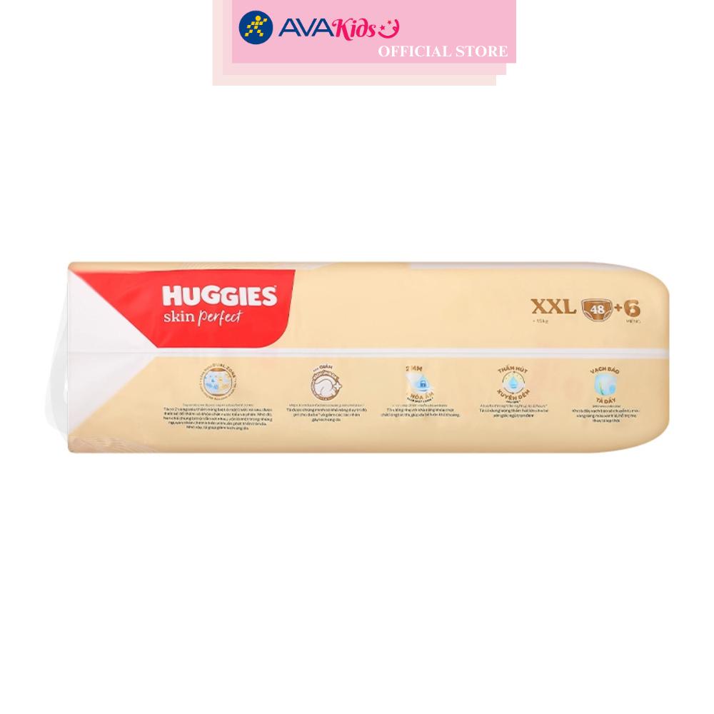 Tã quần Huggies Skin Perfect size XXL 48 + 6 miếng (Trên 15 kg)