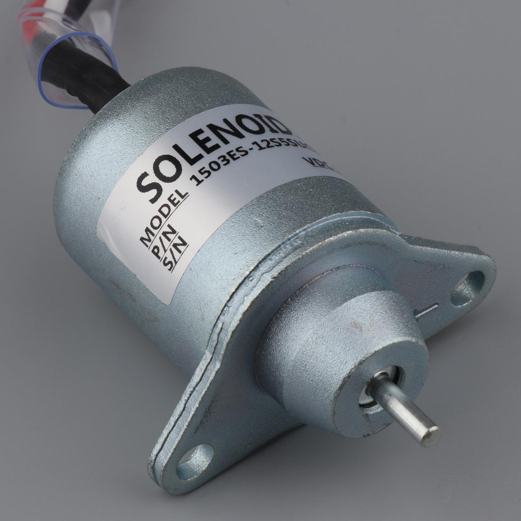 2 Pieces 1503ES-12S5SUC12S Fuel Shut Off Solenoid for Woodward Engine