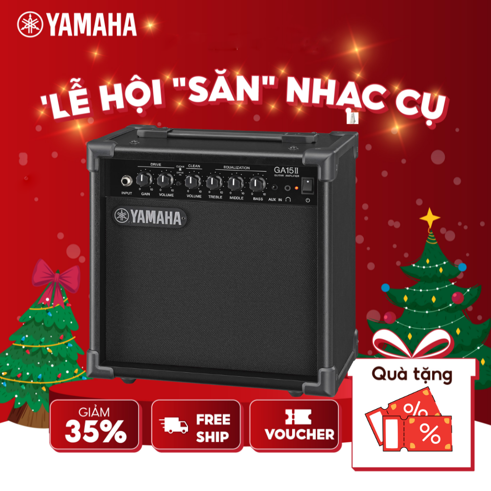 Amply Guitar YAMAHA GA15II - Thiết kế gọn nhẹ, sản phẩm chính hãng