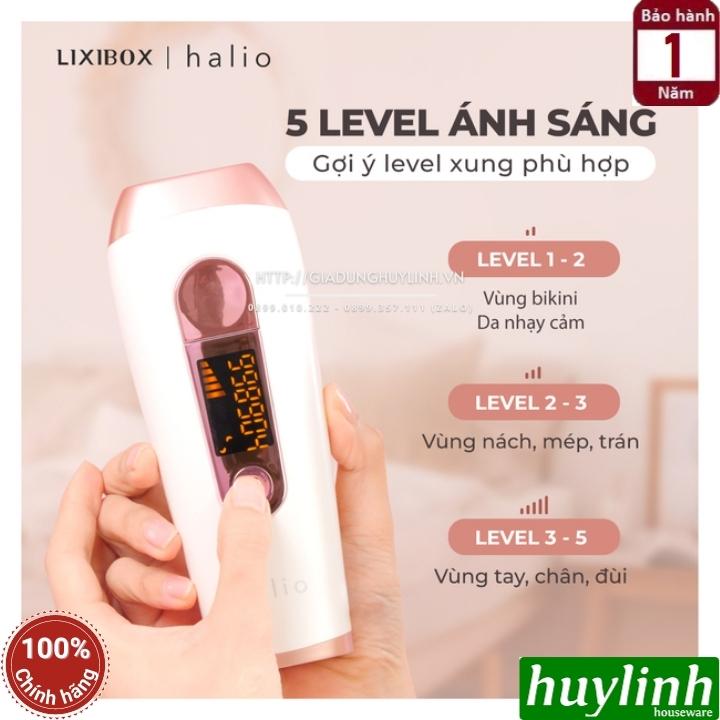 Máy triệt lông cá nhân Halio IPL Hair Removal Device - Tặng quà ngẫu nhiên - Hàng chính hãng