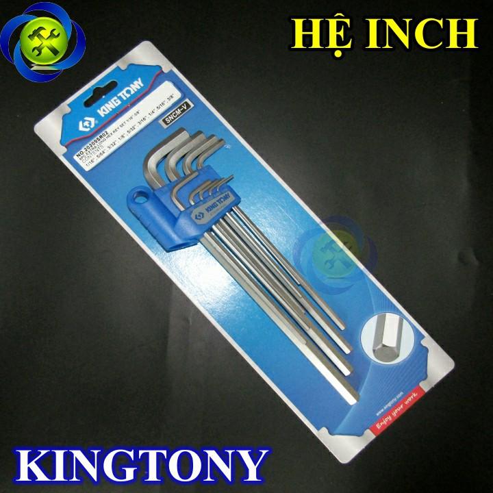 Bộ lục giác hệ inch Kingtony 20209SR02 có 9 cây