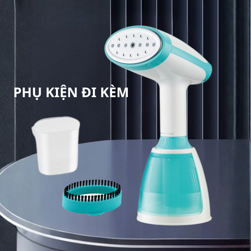 Bàn ủi hơi nước cầm tay đa năng Lumabella LB-62010 công suất cao 1500W, ủi phẳng nhanh, ủi được mọi loại vải - HÀNG CHÍNH HÃNG