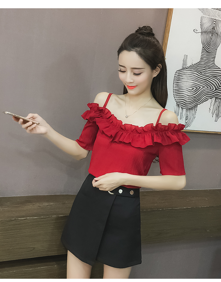 Áo đũi trễ vai QUẢNG CHÂU cho nữ A386