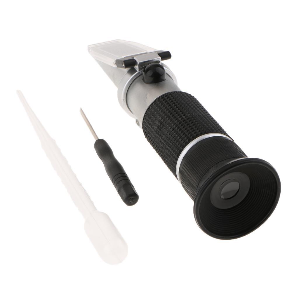 Refractometer Tester Tool Test Freezing Point Of Antifreeze + Brake Fluid
