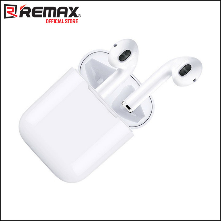 Tai Nghe Bluetooth Remax TWS AirPlus Touch + Tặng Kèm Dock Sạc Tai Nghe và Cáp Sạc Lightning - Hàng nhập khẩu