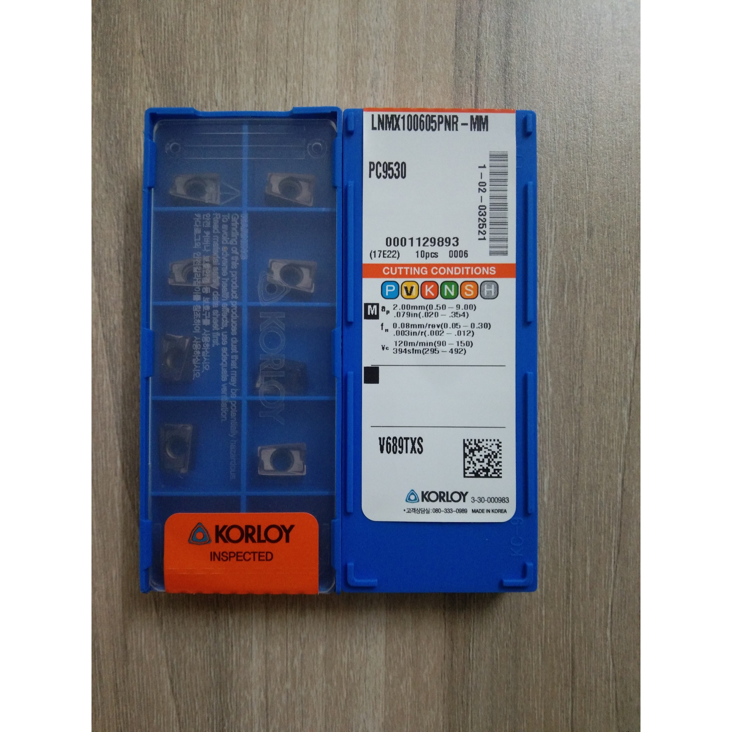 Mũi dao hợp kim LNMX100605PNR-MM PC9530