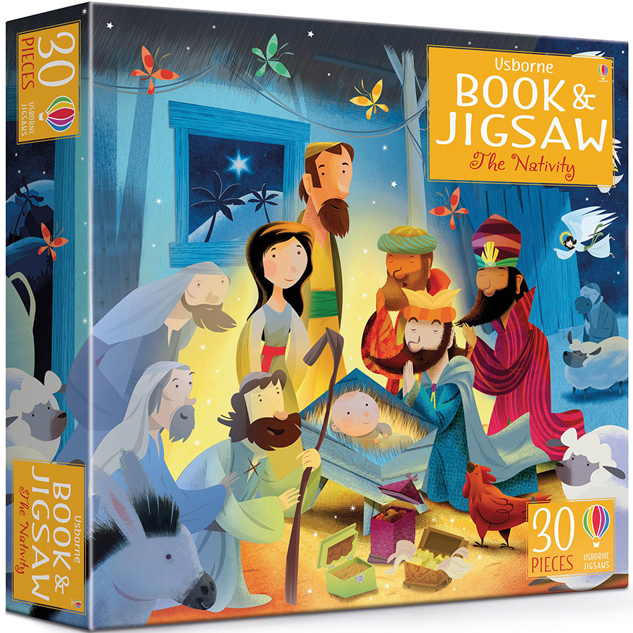 Usborne Book and Jigsaw: The Nativity (Contains 30 Pieces Jigsaw)