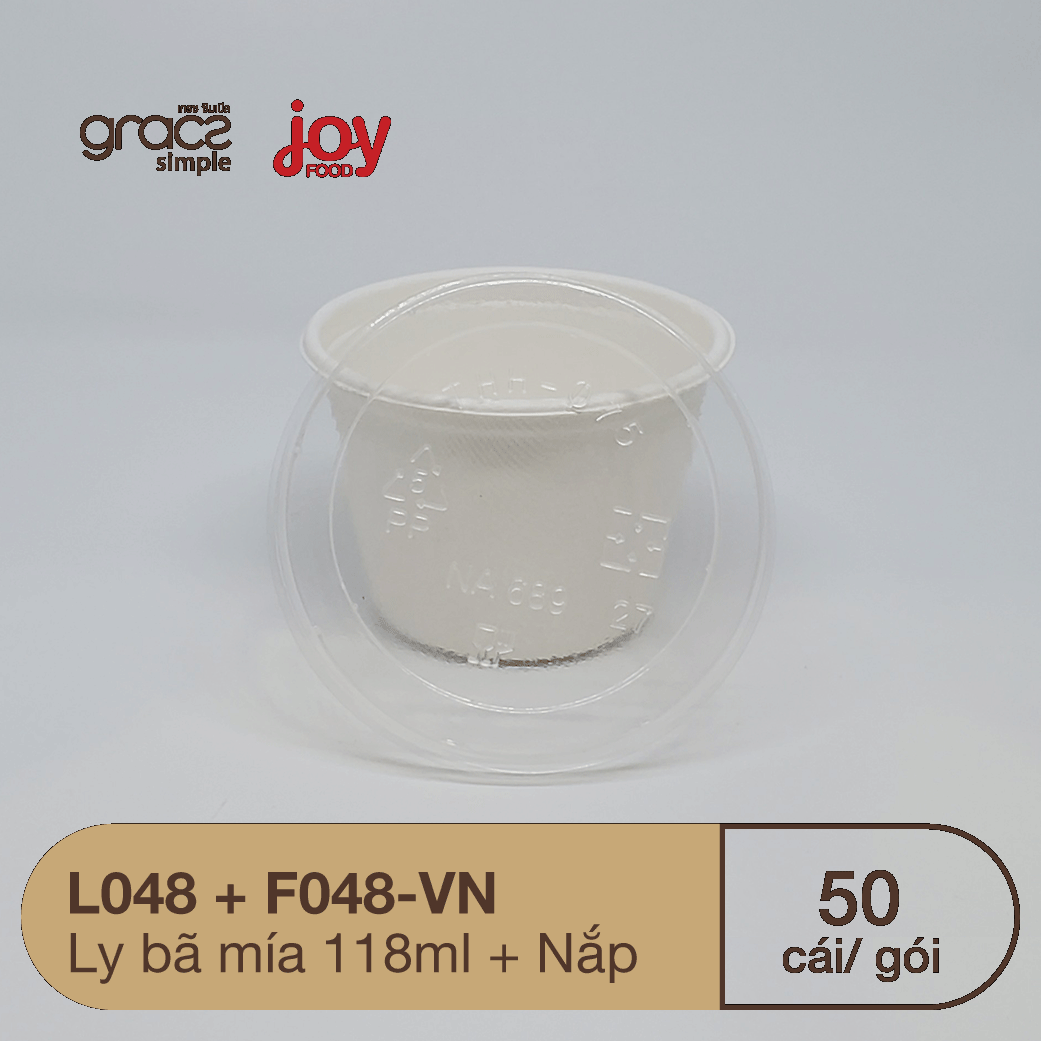 50 ly bã mía Gracz Thái Lan 4oz 118ml/ Kèm Nắp