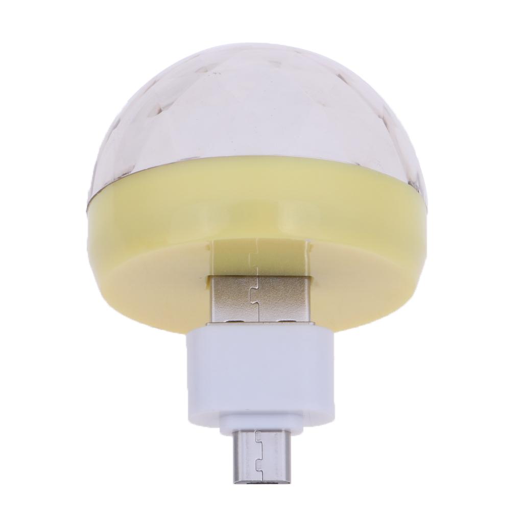 Mini USB Sân Khấu Ánh Sáng Vũ điệu Điều Khiển Bằng Giọng Nói Bóng Ma Bóng đèn RGB Bóng đèn LED