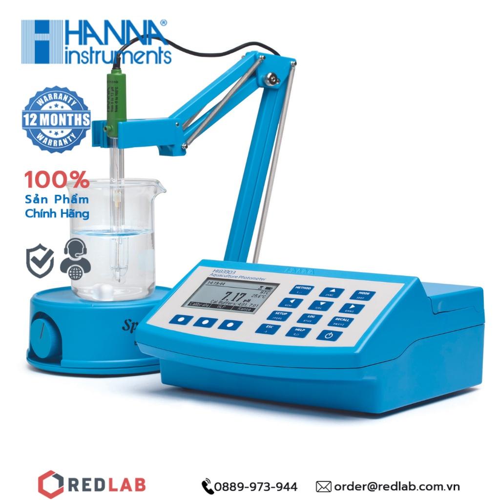 Máy đo đa chỉ tiêu nước Hanna HI83303-02, bảo hành 12 tháng