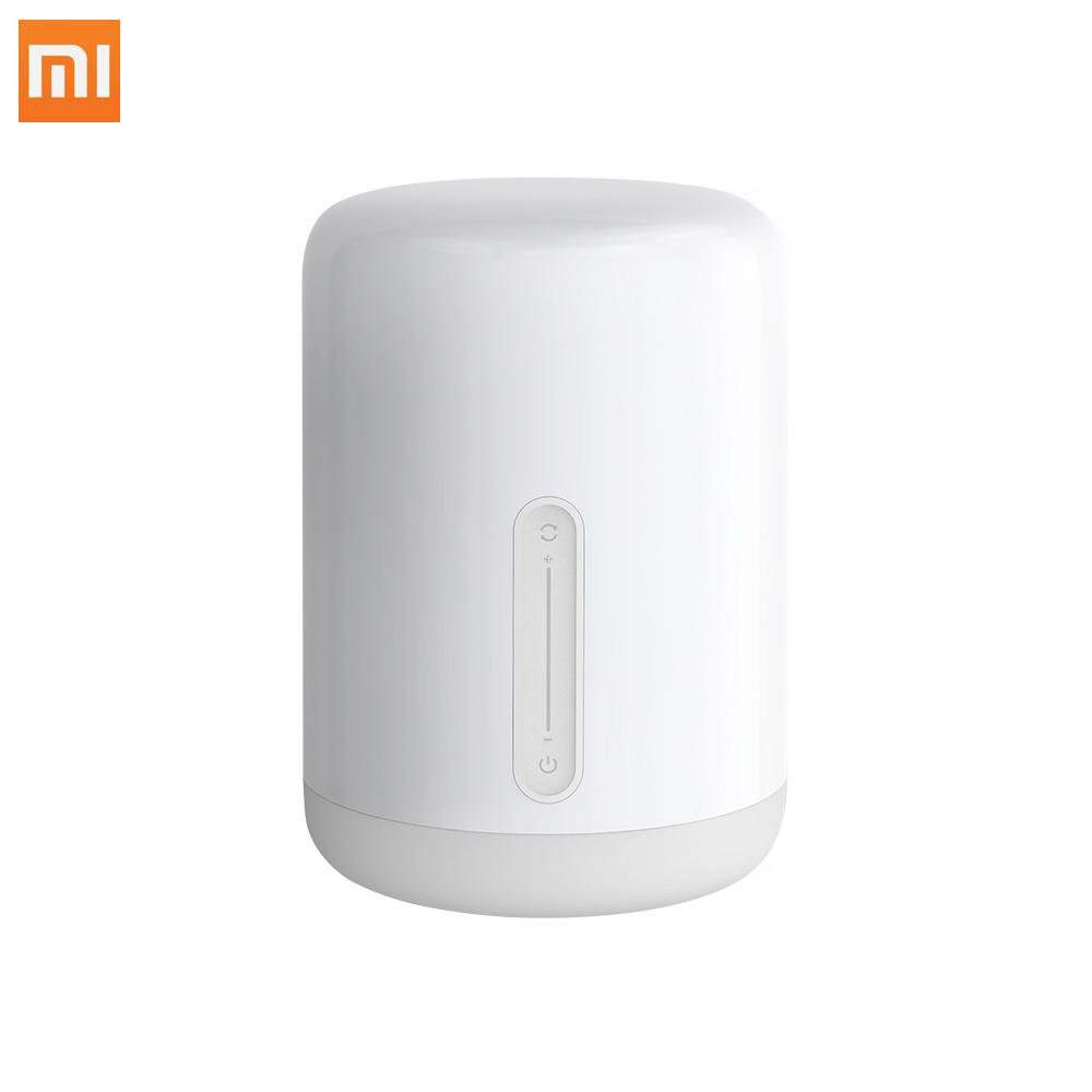 Original Xiaomi Mijia Bedside Lamp Beside Lamp 2 LED Smart Night Lights Baby Sleeping Light WiFi Connection BT APP