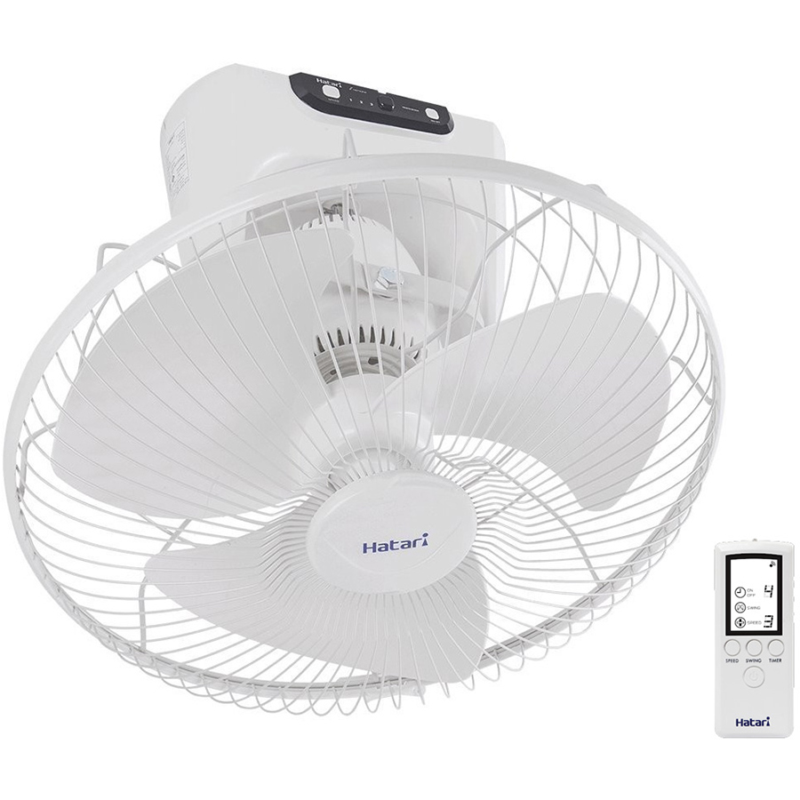 Quạt Đảo Điều Khiển 16 inch Hatari HT-C16R1 - Màu Ngẫu Nhiên - Hàng Chính Hãng