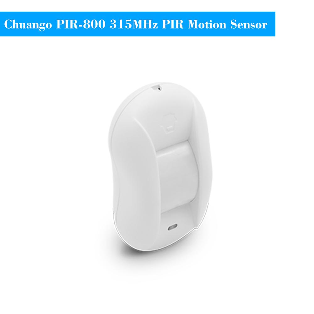 Chuango PIR-800 315MHz PIR Motion Sensor Window Curtain Passive Infrared Alarm Detector For Home Burglar Security Alarm System