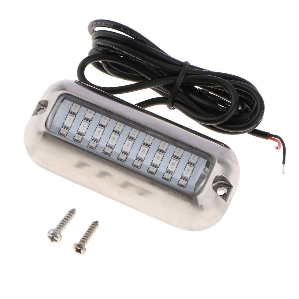 3.5inch Marine 27 Led Light Polished SS Blue, Boat Trailer Oval Oblong led Cockpit Interior Step Deck Lights Lighting Boating, Stainless Steel Bezel