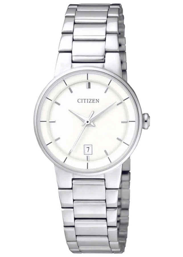 Đồng Hồ Nữ Citizen Dây Thép Không Gỉ EU6010-53A - Mặt Trắng