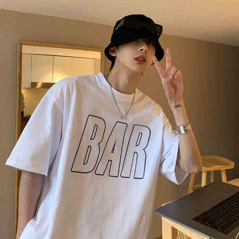 Áo thun oversize form rộng tay lỡ oversize phông nam unisex cổ tròn streetwear giá rẻ hàn quốc BAR