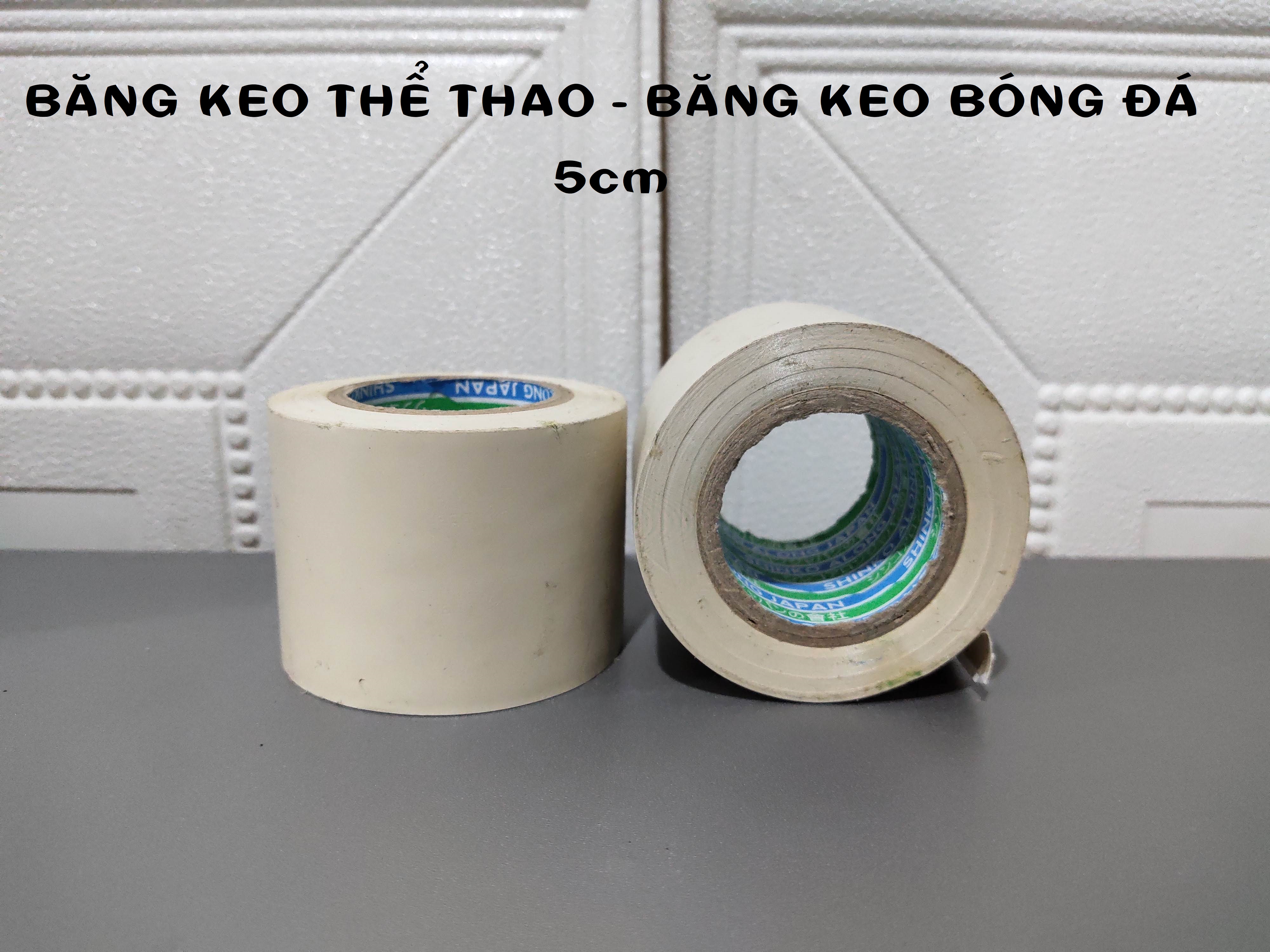 Băng Keo Bóng Đá - Băng Keo Quấn Cơ - Băng Keo Thể Thao Bản 5cm