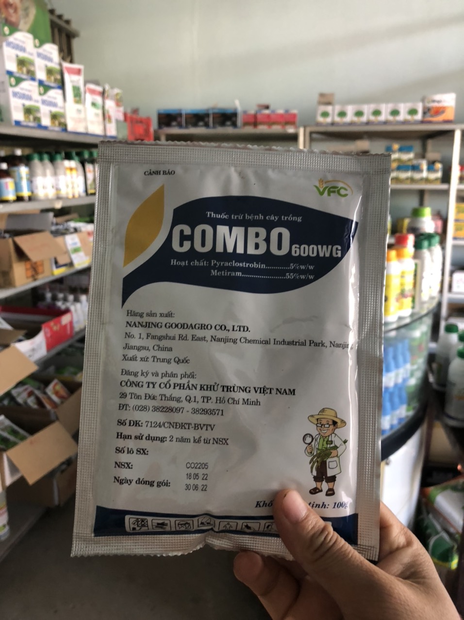 Trừ bệnh thán thư trên Ớt COMBO 600WG *gói 100gr