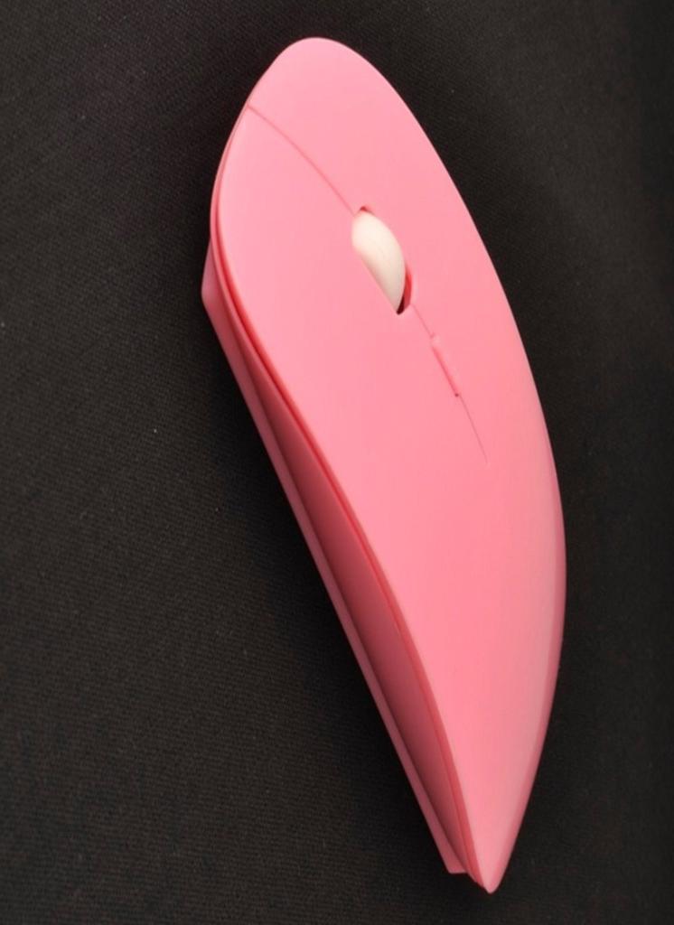 Giá thấp nhất 2.4g chuột không dây thời trang mỏng chuột không dây quang điện màu chuột tiết kiệm điện tắt tiếng chuột siêu nhỏ