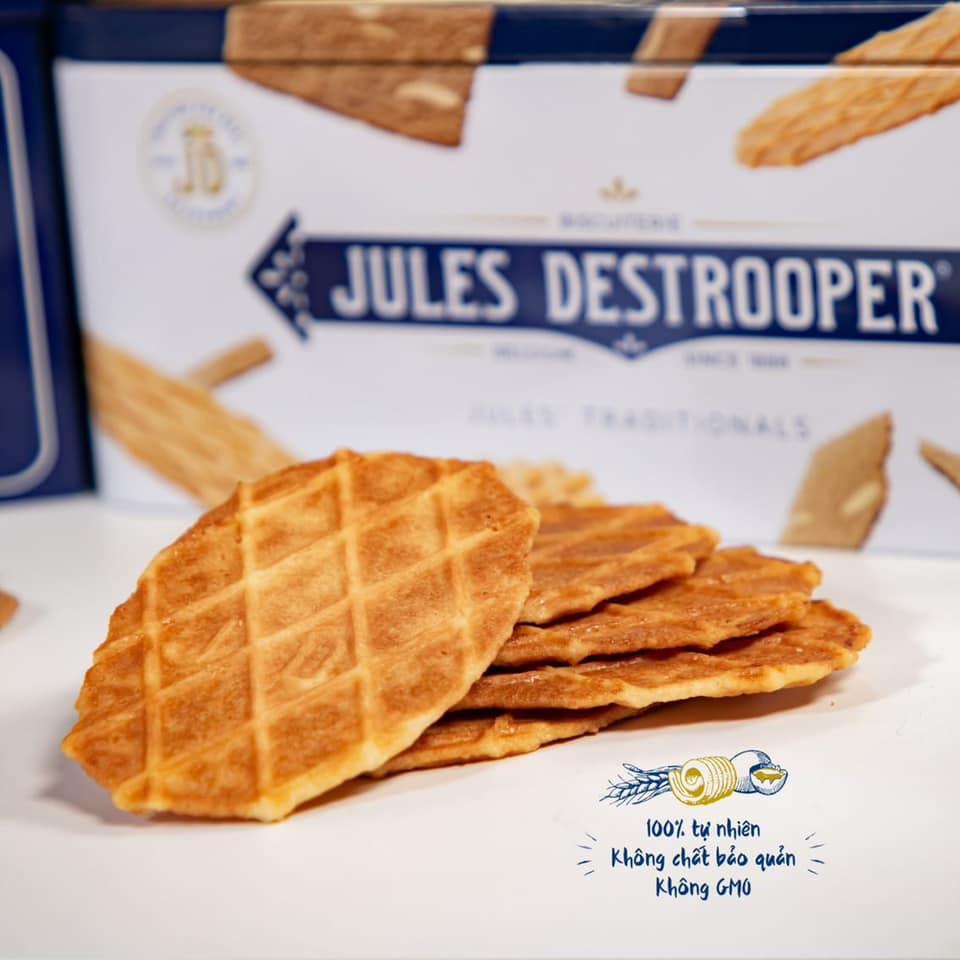 Bánh quy bơ 3 loại truyền thống Jules Destrooper hộp thiếc 300g
