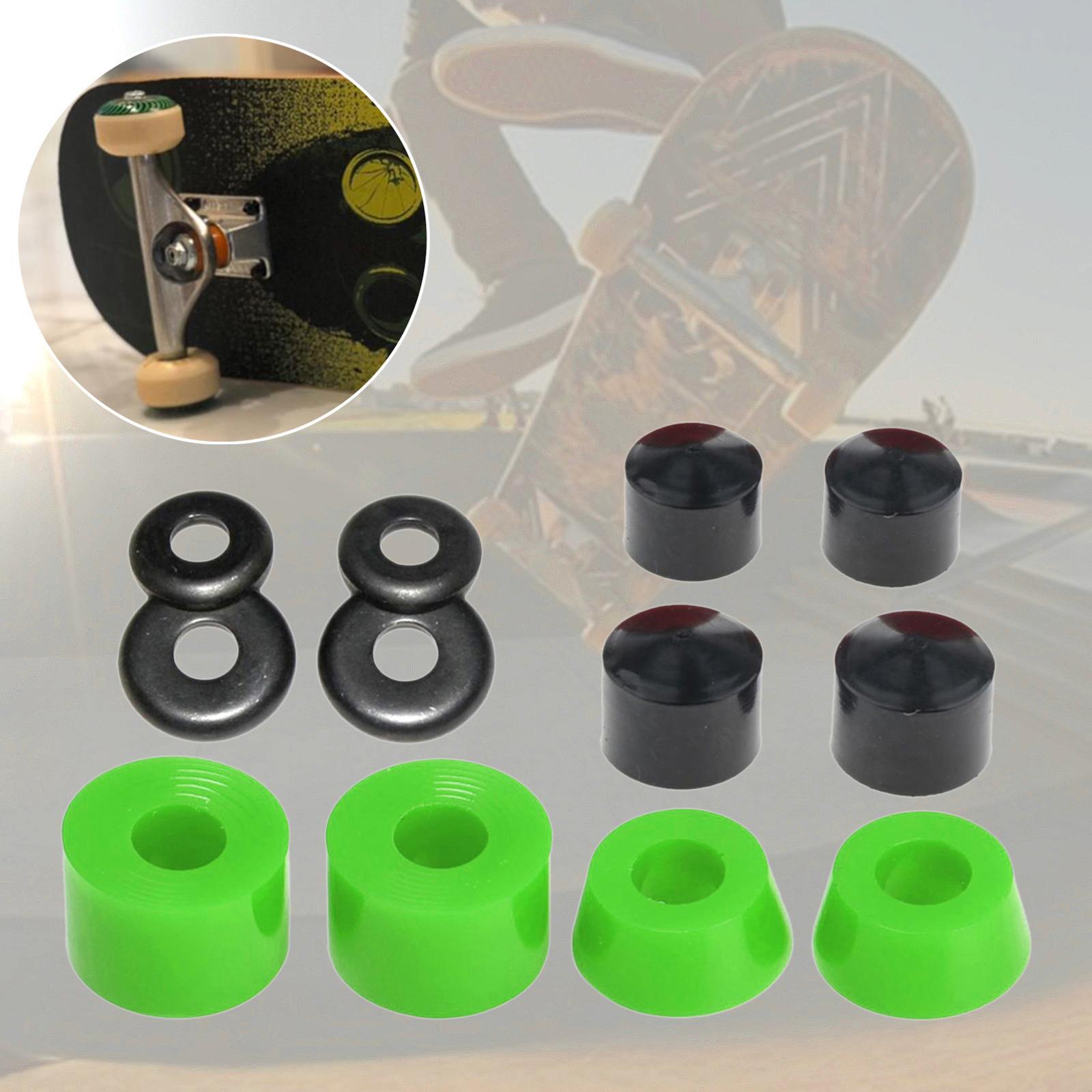 Skateboard Bushing Replacement Cups Washers Longboard Rebuild Kit Blue