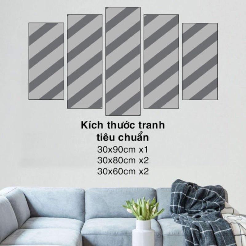 Bộ tranh 5/ tranh tráng gương 3d cao cấp/tranh phòng khách/tranh phòng ngủ/tranh cầu thang