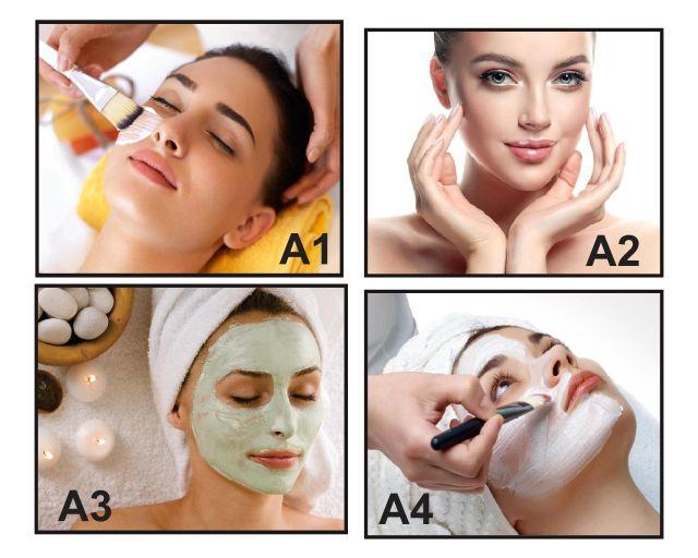 Decal dán tường cô gái spa 158_nhiều kích thước
