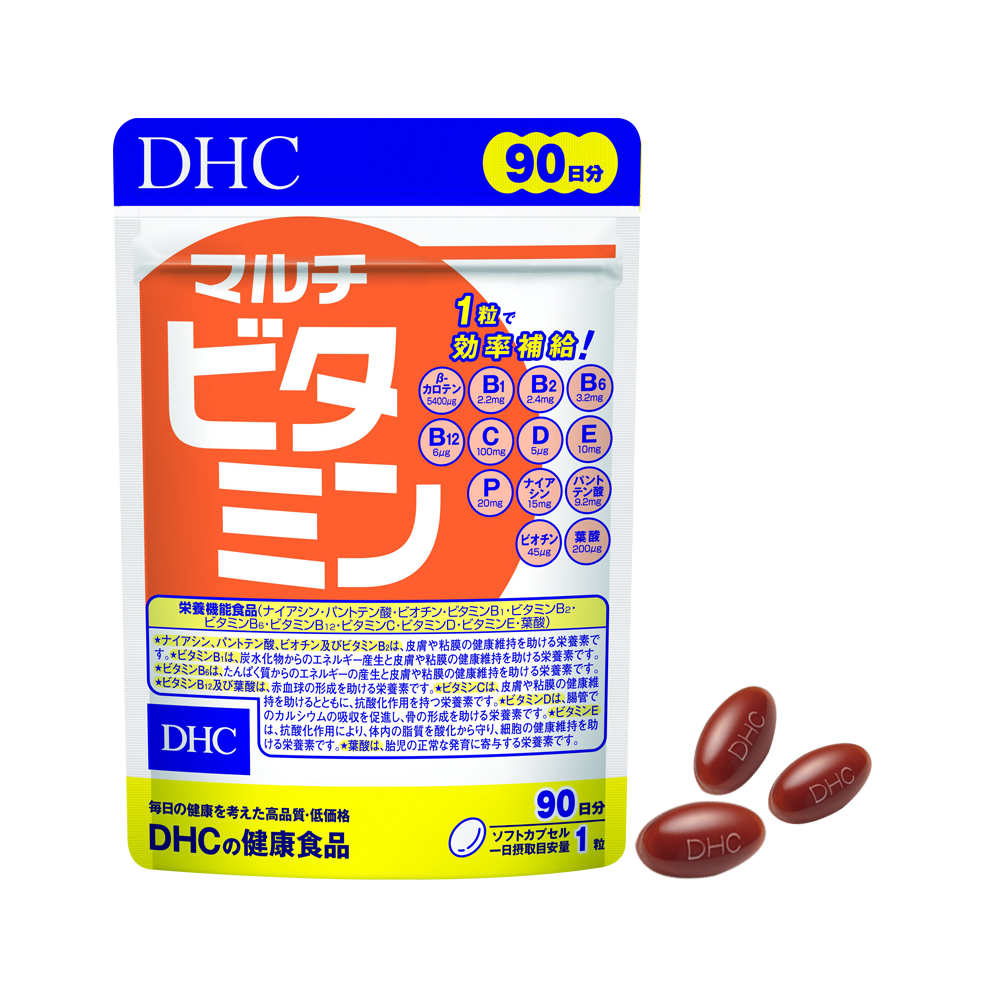 Viên uống DHC Nhật Bản Multi Vitamin Tổng Hợp 90 ngày