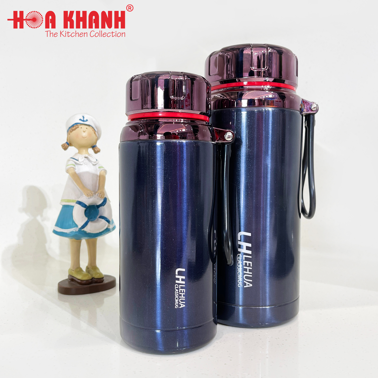 BÌNH GIỮ NHIỆT NẮP KIM CƯƠNG 600ML - A06-BN8181