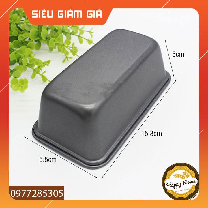 Khuôn nướng bánh mì nhỏ chống dính hình chữ nhật 6 INCH