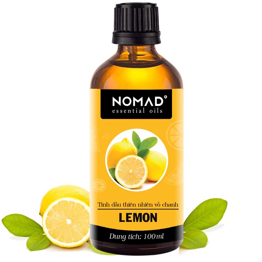 Tinh Dầu Thiên Nhiên Hương Chanh Tươi  Nomad Essential Oils Lemon 50ml