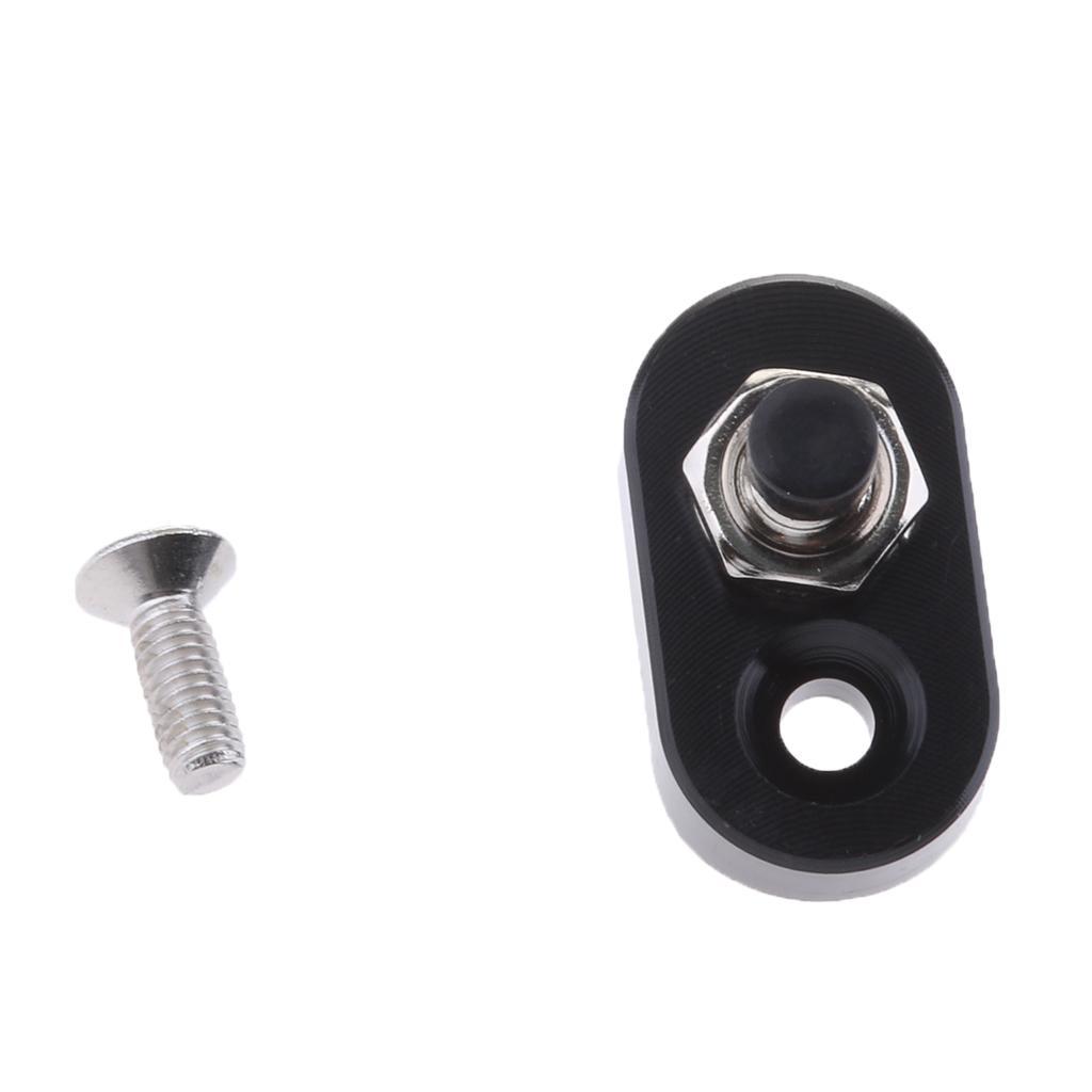 Motorcycle Handlebar Aluminum Stop Start Kill Switch Button Black