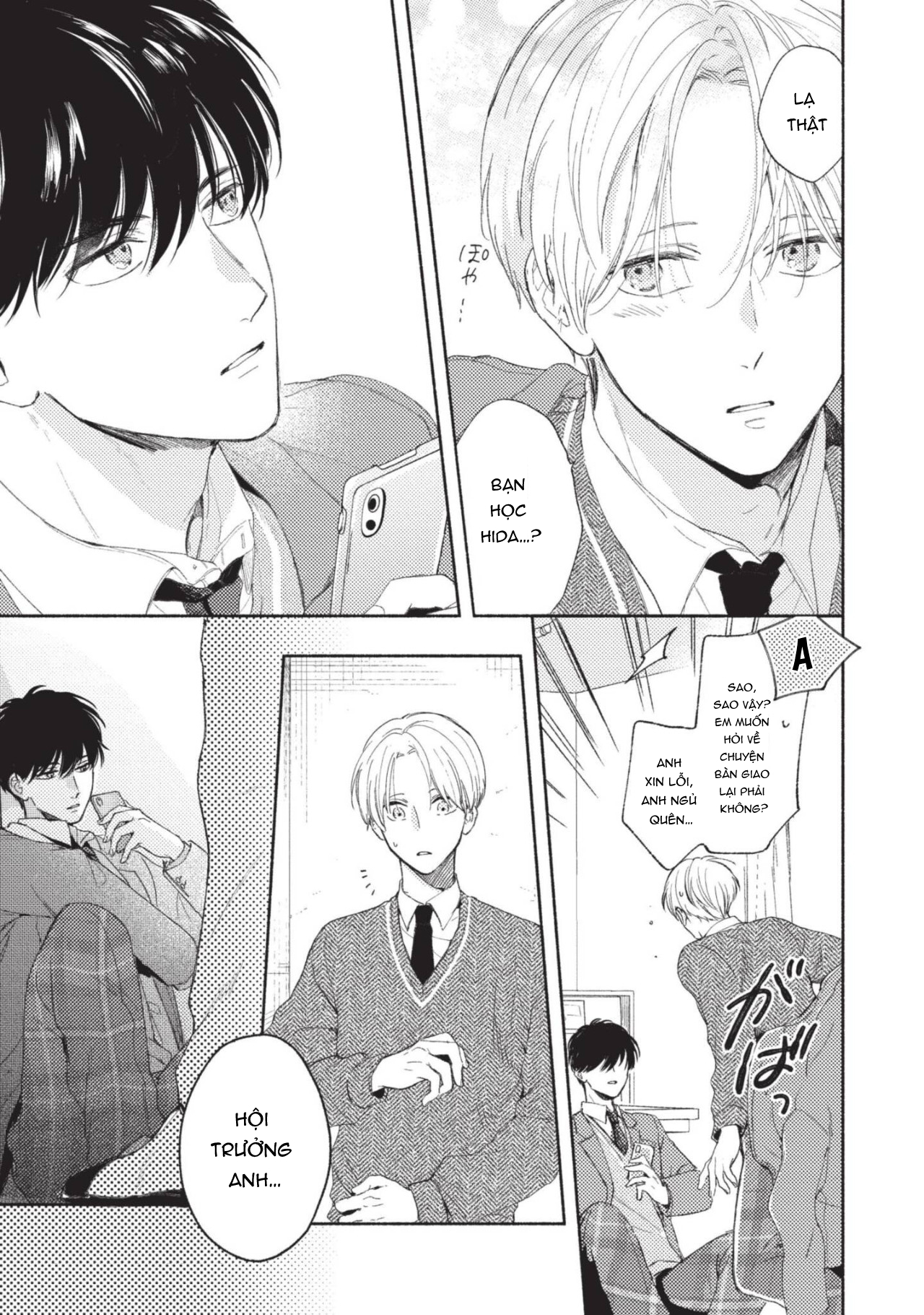 hội trưởng là một cậu bé hư chapter 1 15