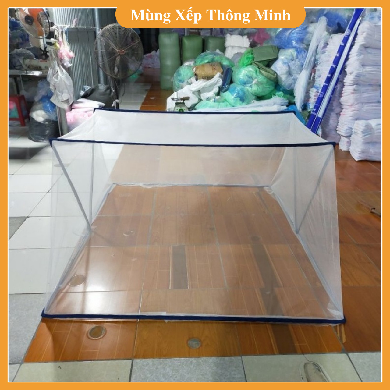 Mùng xếp Thông Minh Chống Muỗi, Côn Trùng 120x190cm, 140x190cm, 160x200cm, 180x200cm