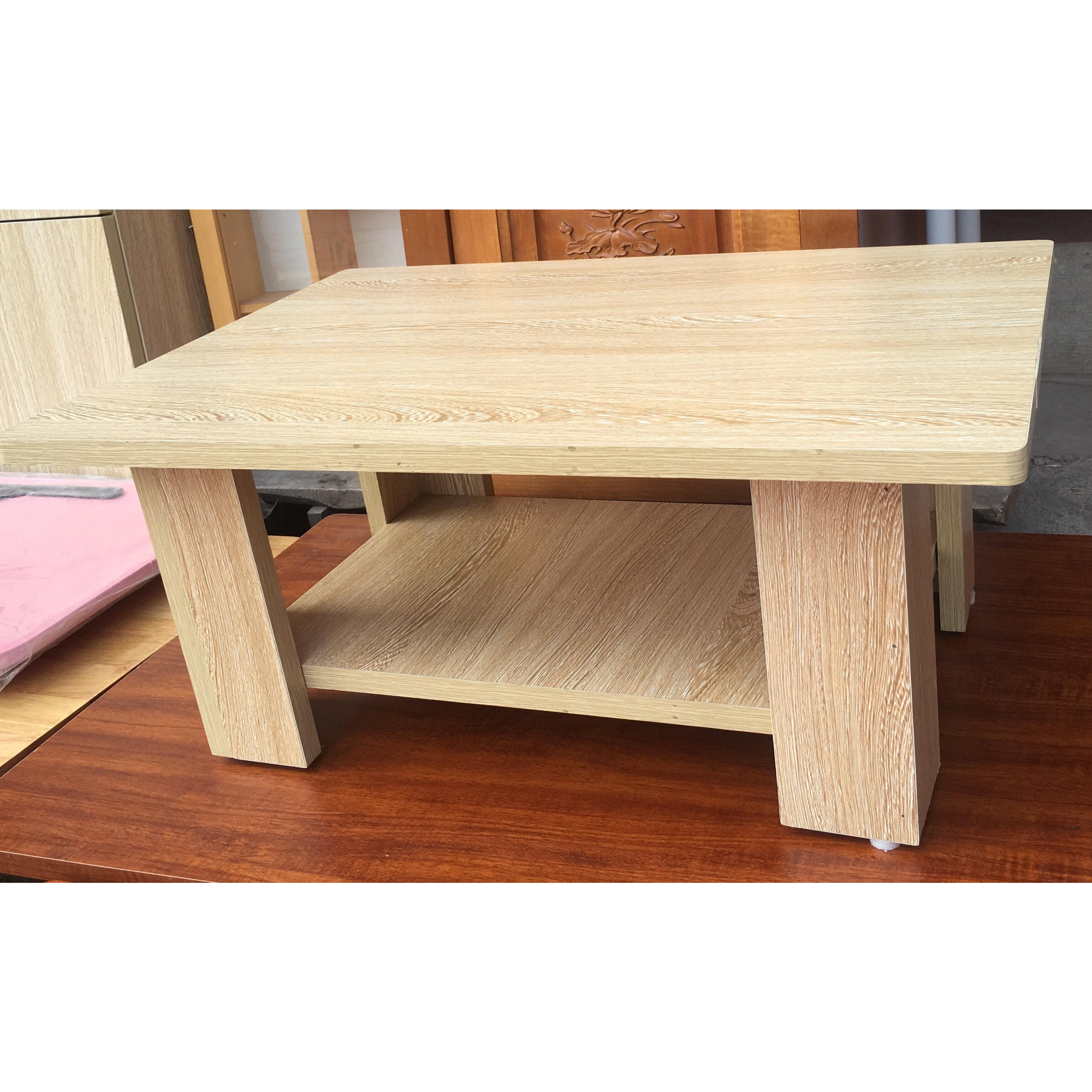 Bàn Trà Gỗ Công Nghiệp 2 tầng 50cm x 80cm