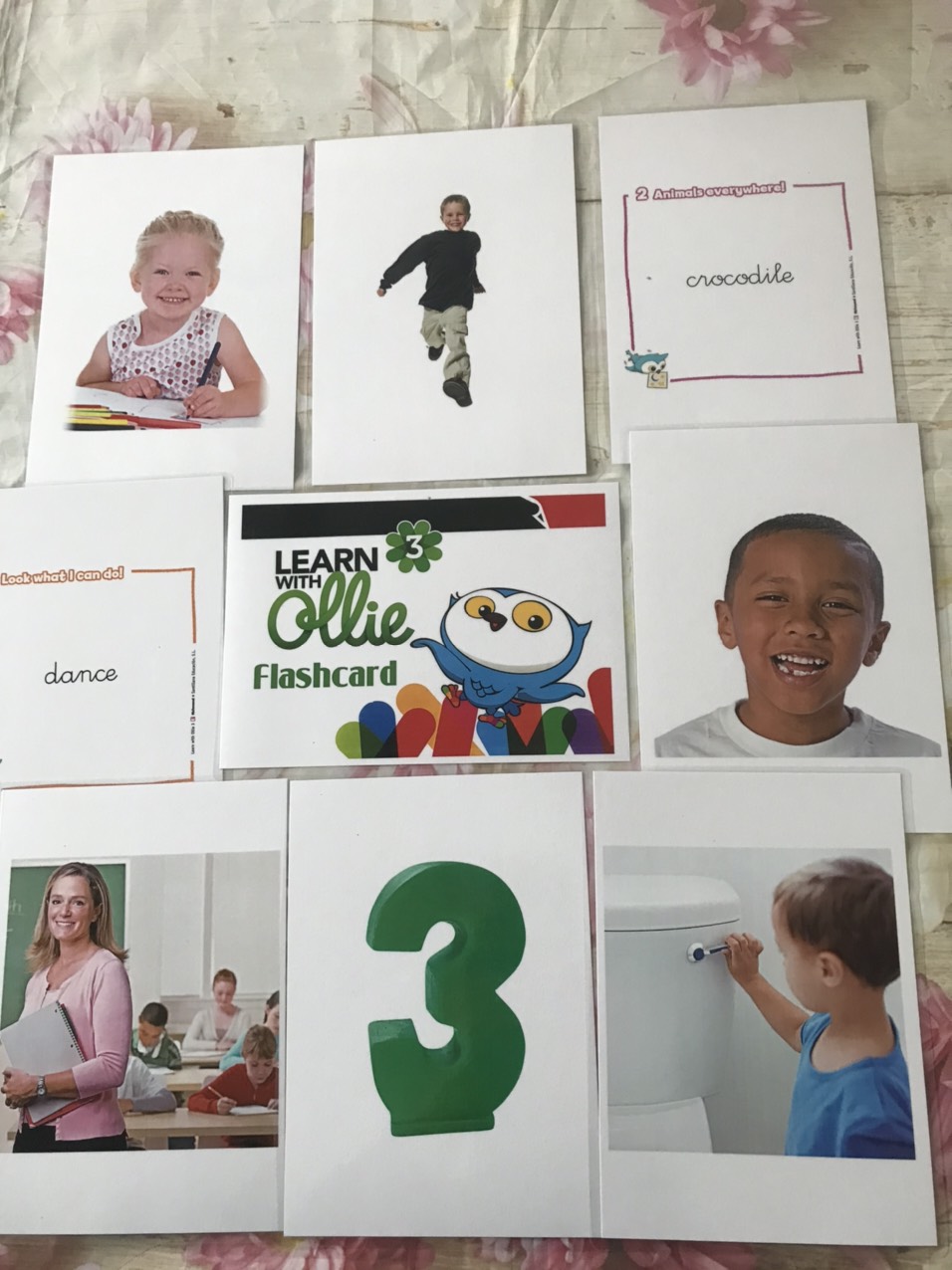 FLASHCARDS OLLIE LEVEL 3 - 190 THẺ ÉP PLASTIC