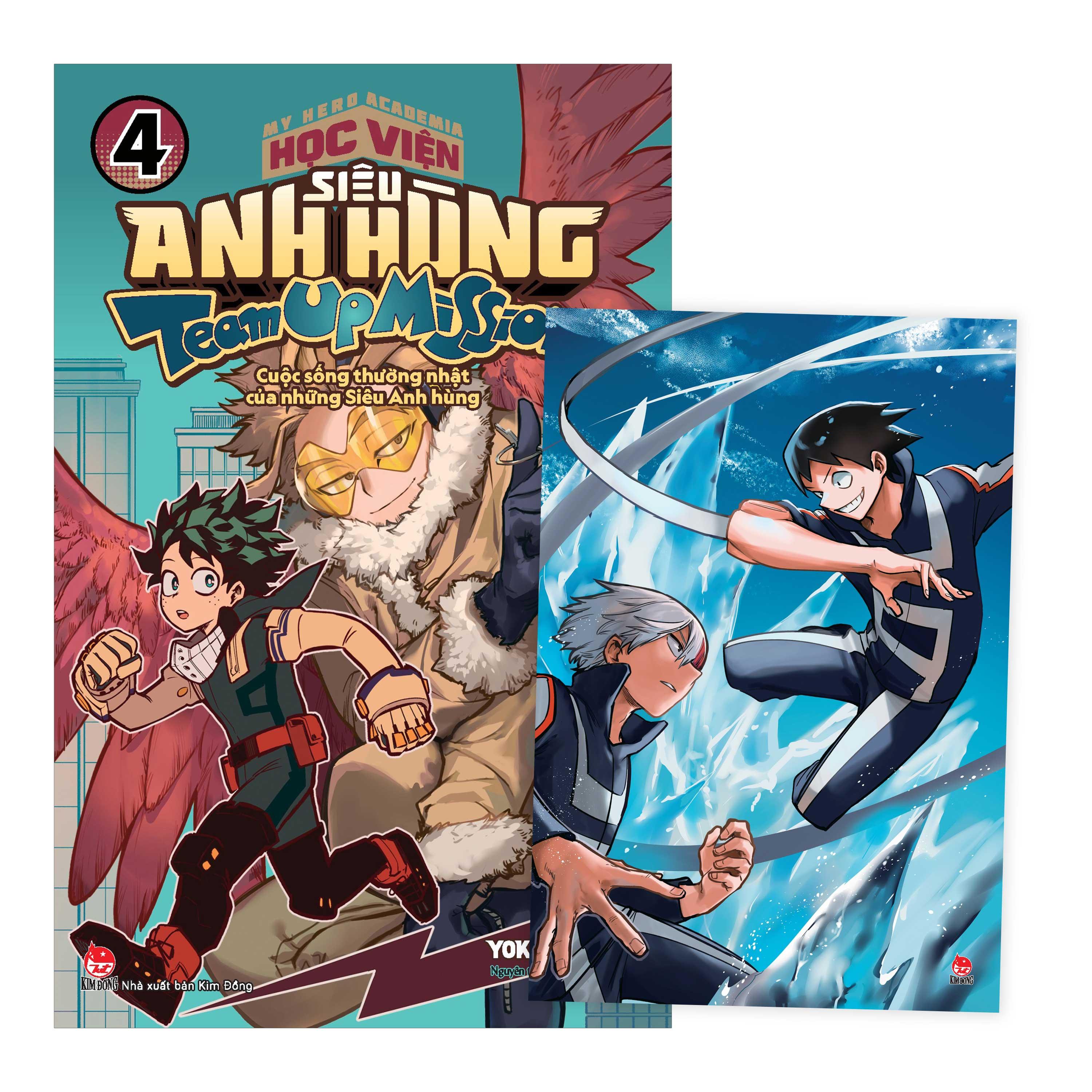My Hero Academia - Học Viện Siêu Anh Hùng - Team Up Mission Tập 4 - Cuộc Sống Thường Nhật Của Những Siêu Anh Hùng - Tặng Kèm Postcard