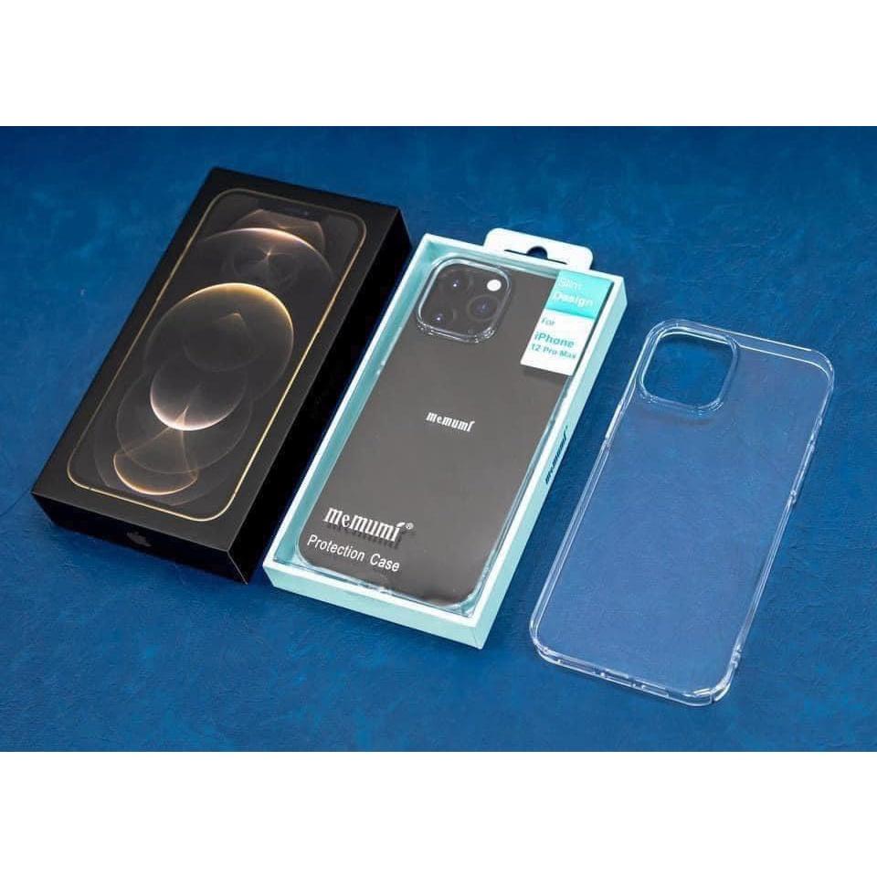 Ốp lưng trong cứng không ố màu Memumi Slim Desing dành cho iPhone 13 Mini / 13 / 13 Pro / 13 Pro Max - Hàng chính hãng