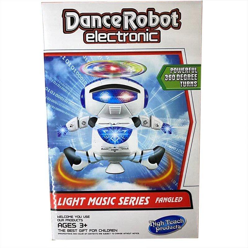 Đồ Chơi Cho Bé Robot Dance, Robot Thông Minh Nhảy Theo Nhạc, Xoay 360 độ.