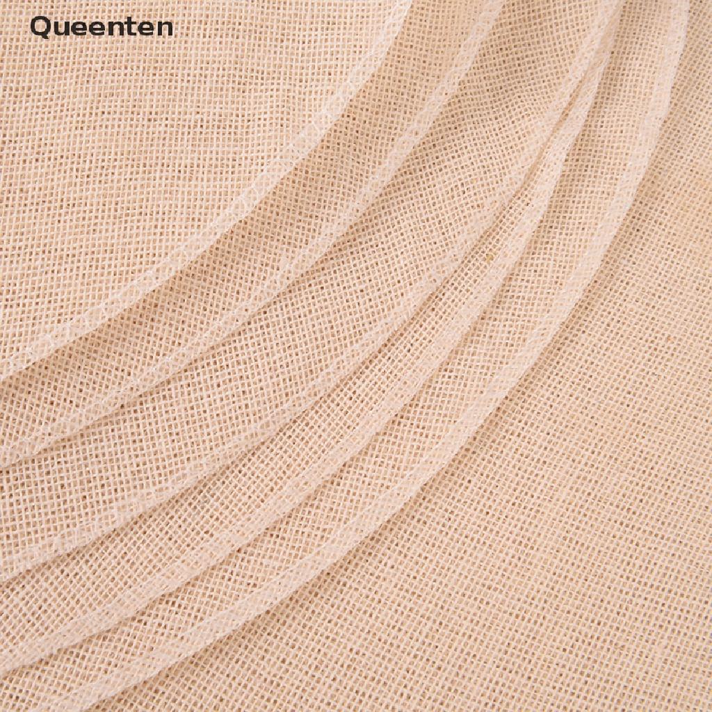 Queenten Cotton Cheese Cloth Fabric Muslin Strainer Soymilk Tofu Butter Draining Gauze QT