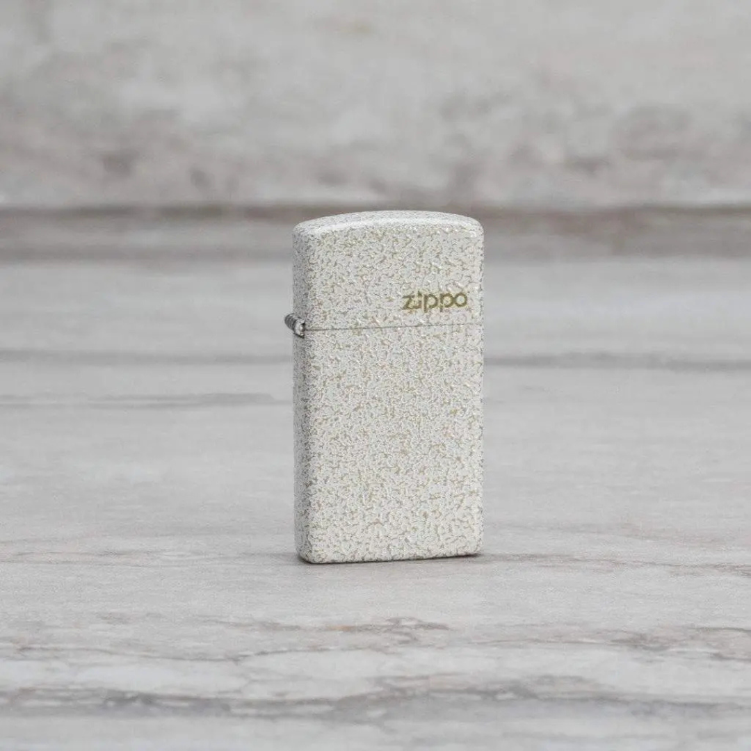 Zippo Mercury Glass Logo - Bật Lửa Zippo USA Slim Mỏng Nhẹ, Hiệu Ứng Thủy Tinh Lấp Lánh Siêu Đẹp