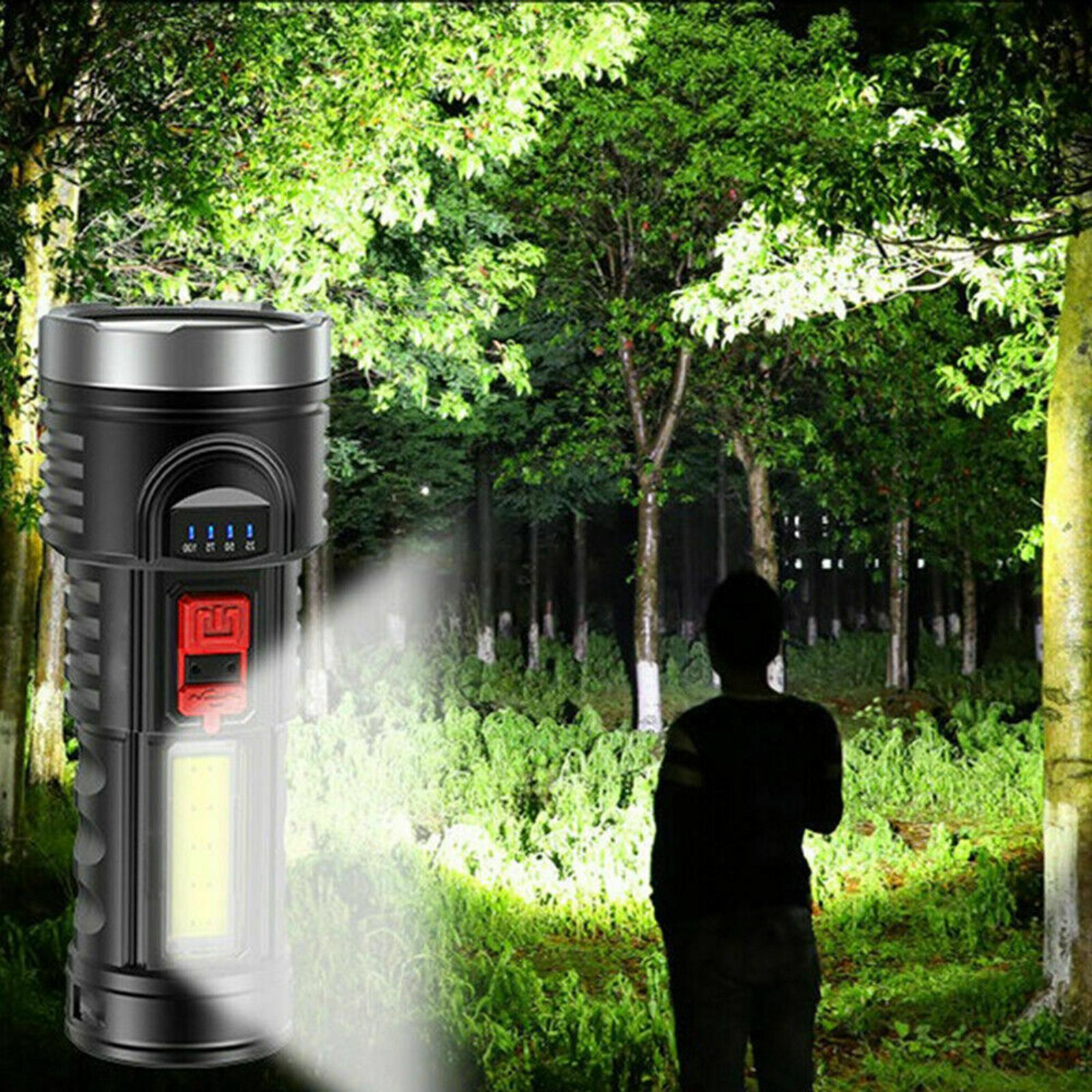 Super Bright 6000LM Torch Led Flashlight USB Rechargeable Lights
