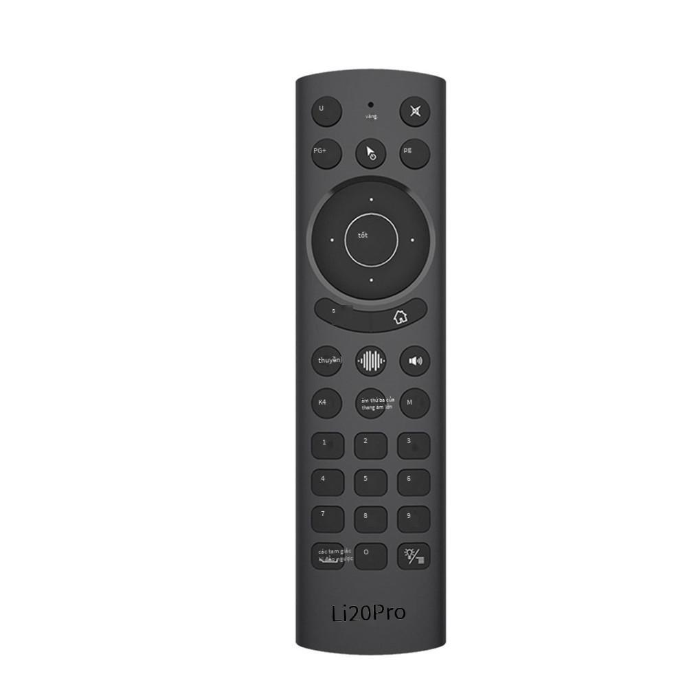 Phong cách mới nhất G20S Pro Airmouse chuột giọng nói USB2.4G giọng nói thông minh điều khiển từ xa