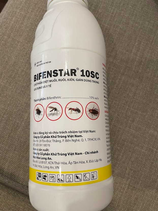 (Ko mùi) Thuốc Bifenstar 10SC diệt muỗi, kiến, gián... cho nhà ở và bọ trĩ, bọ xít.. gây hại cho cây trồng