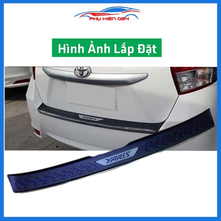 Ốp chống trầy cốp ngoài nhựa đen cho Yaris 2019-2020-2021-2022 dán cốp sau chống xước trang trí xe