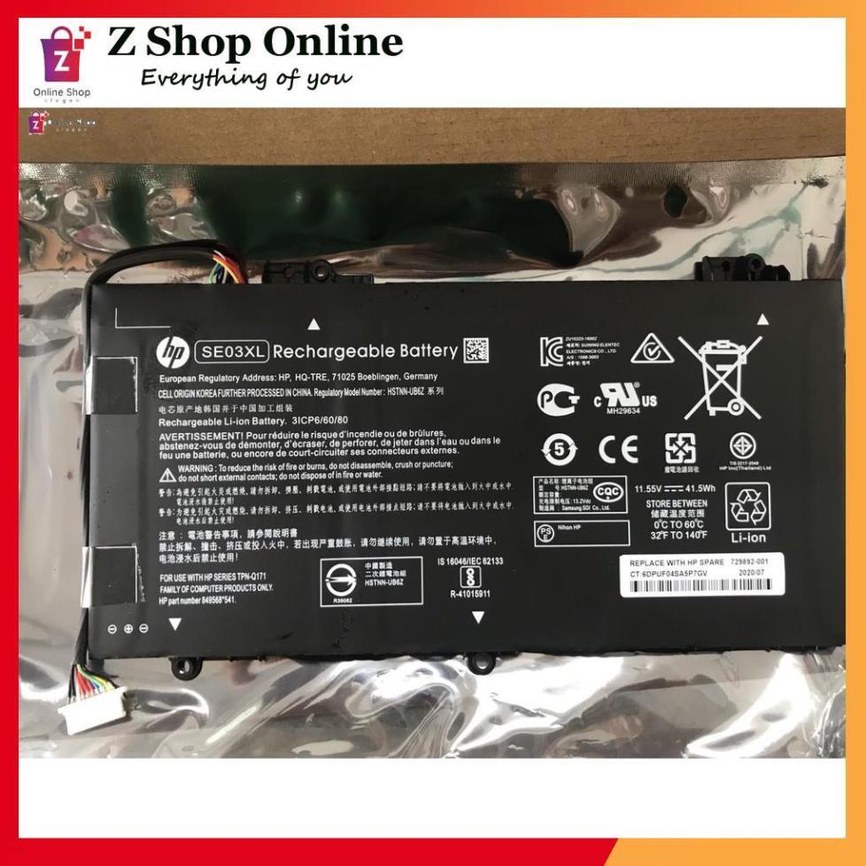 Pin (Battery) Dùng Cho HP Pavilion 14 14-AL000 14-AL125TX 14-AL126TX 14-AL136TX (SE03XL) Original